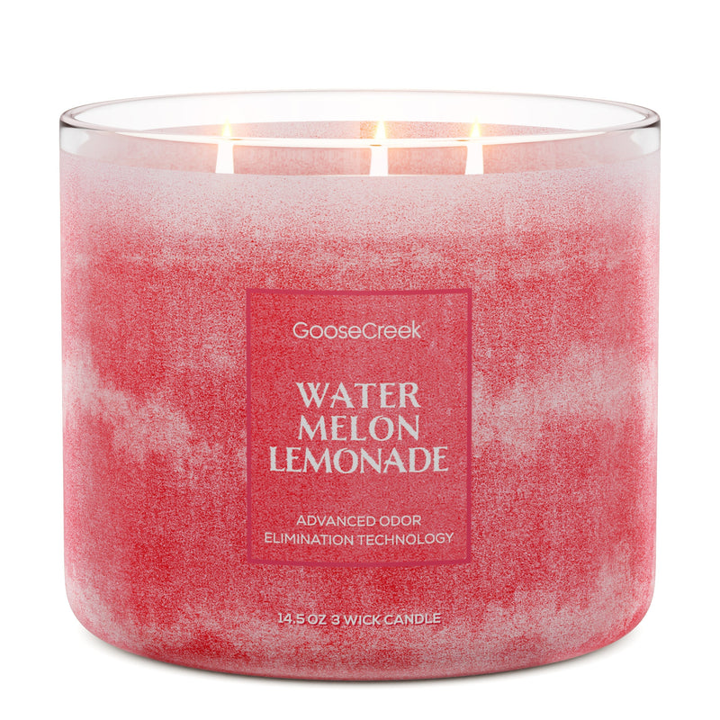 Watermelon Lemonade Odor Eliminating 3-Wick Candle Blend 6-0604